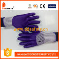 Top Quality 13 Gauge Guantes Purple Nitrile Coated Safety Gloves